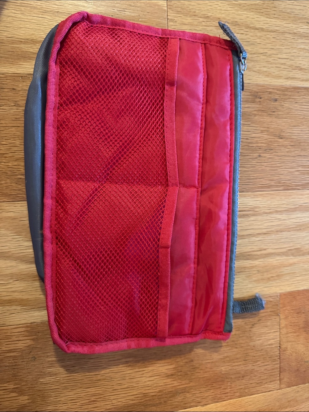 Red Men's Travel Organizer Pouch